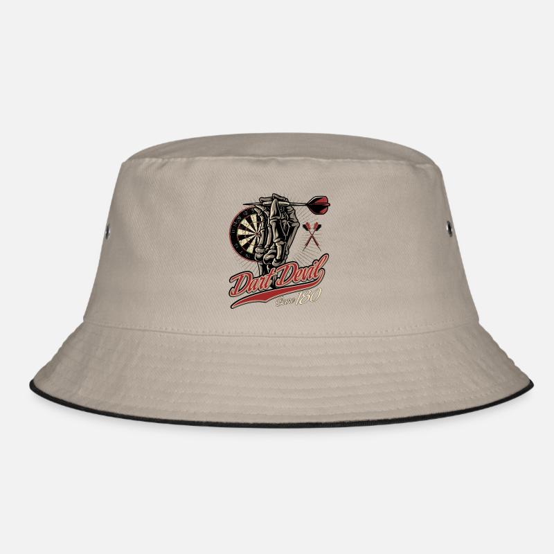 Dart Shirt the devil Score 180 RAHMENLOS Bucket Hat