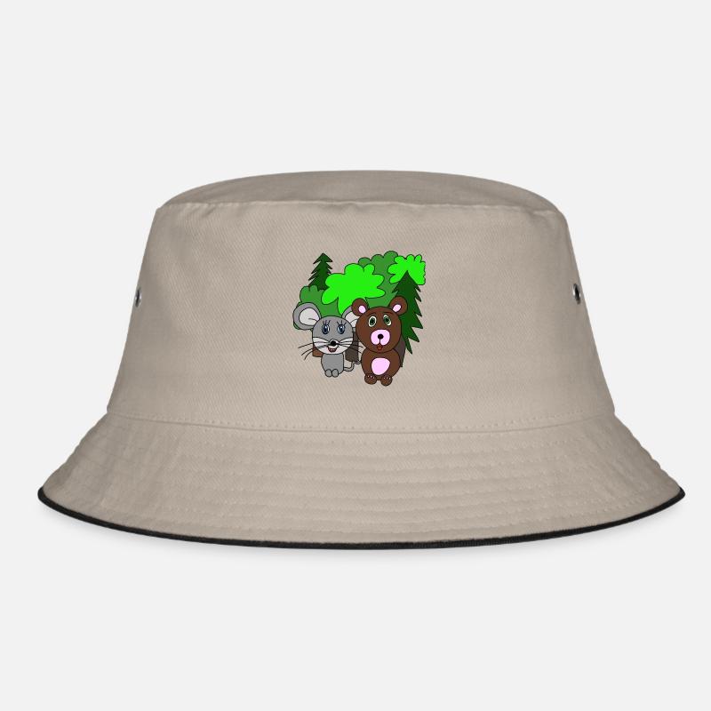 Souris et ours dans la forêt. Amis. cadeau Bob