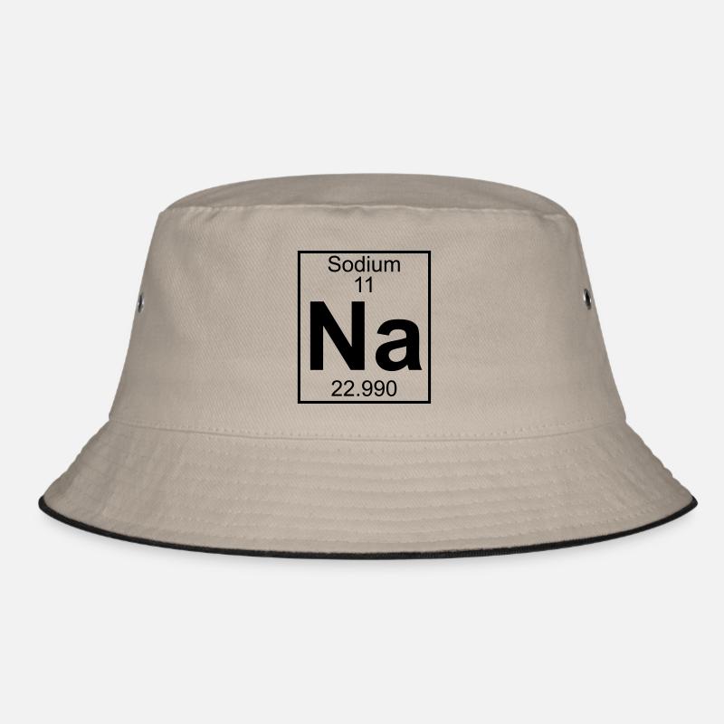 Sodium (Na) (element 11) - Bucket Hat - khaki/black