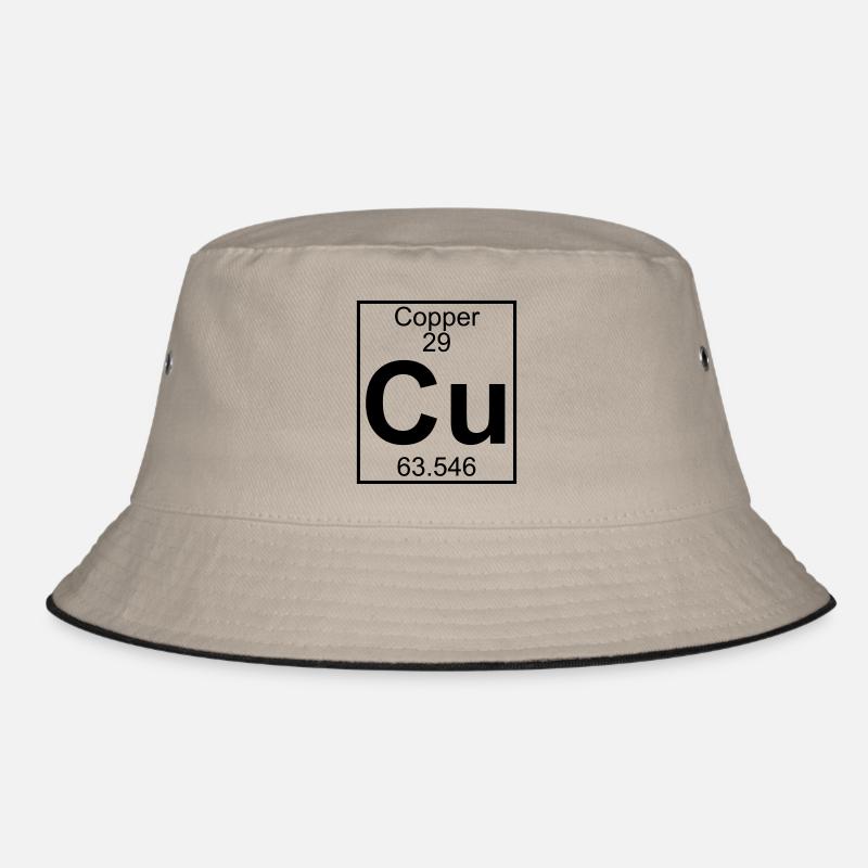 Copper (Cu) (element 29) Bucket Hat