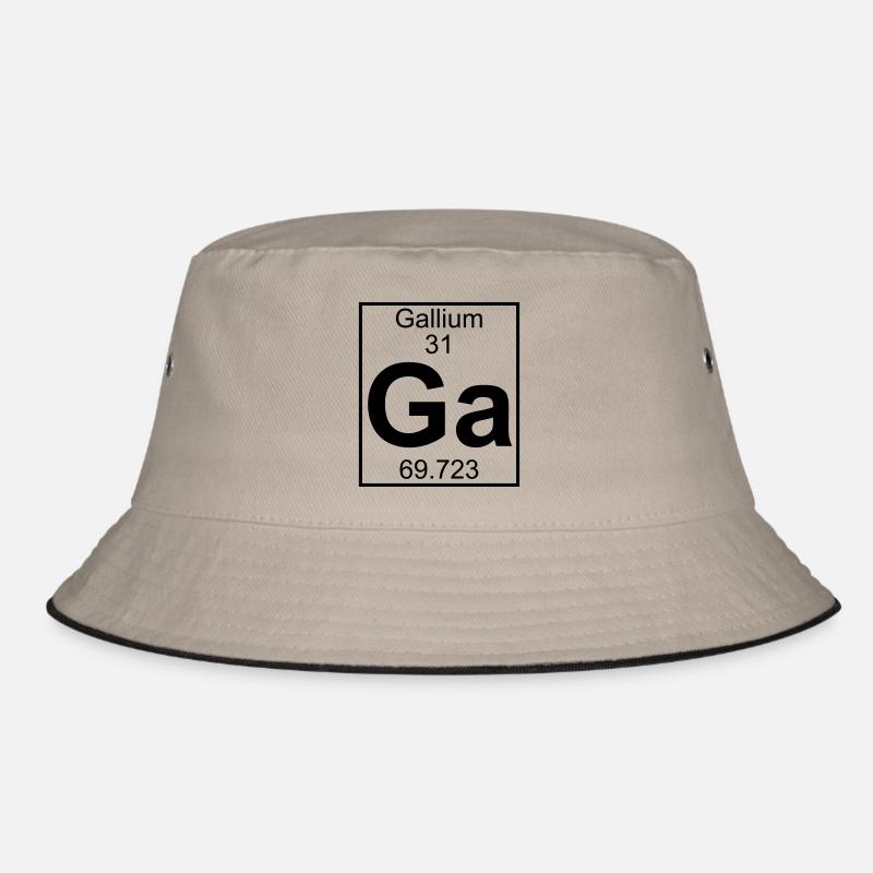 Periodic table element 31 - Ga (gallium) - BIG Bucket Hat