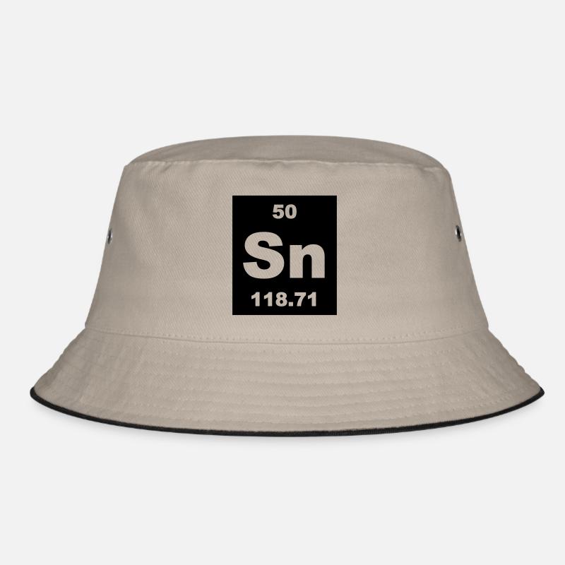 Tin (Sn) (element 50) Bucket Hat