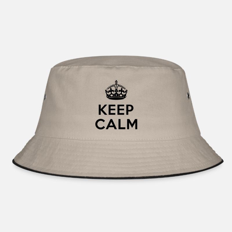 Keep calm Your Text - Bob - kaki/noir