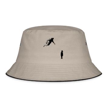 Interstellar_Murph_ - Bucket Hat - Khaki/Schwarz - Vorne