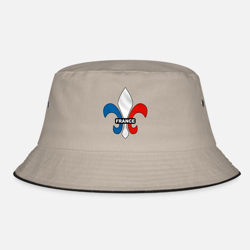 france - fleur de lys - Bob - kaki/noir