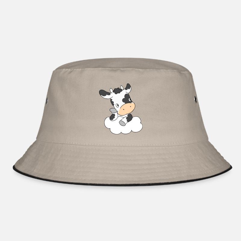 Cow Thinking Bucket Hat