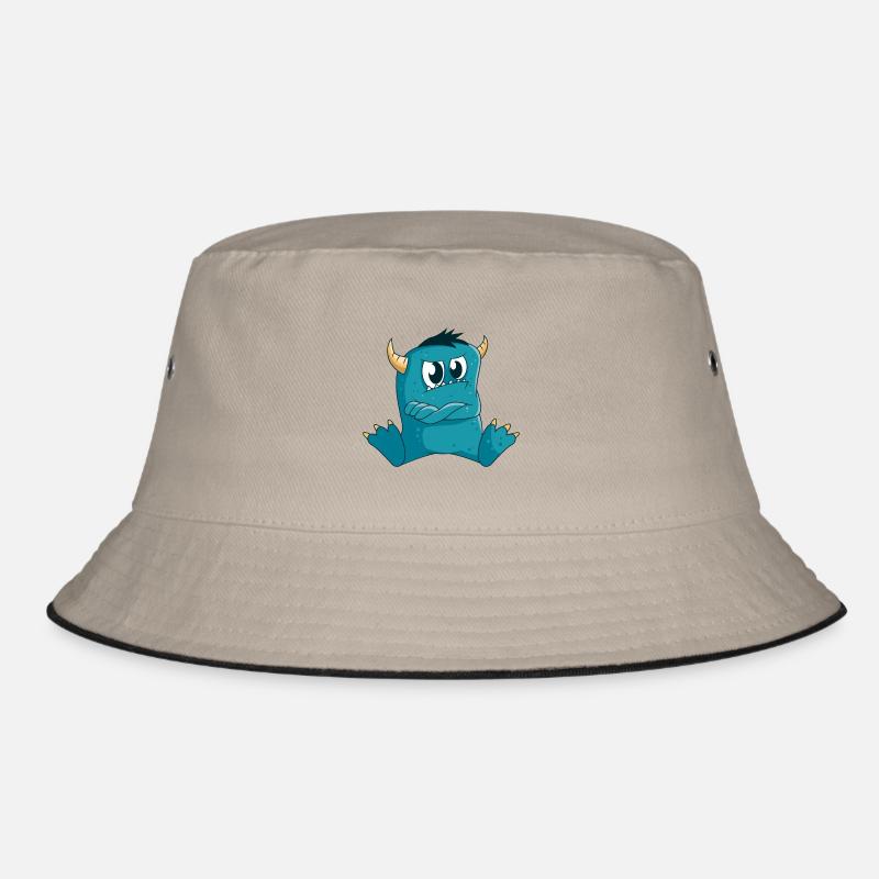 Petit monstre est cassé et montrant des cornes Bob