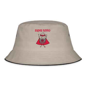 Super nonno - Bucket Hat - khaki/black - Front