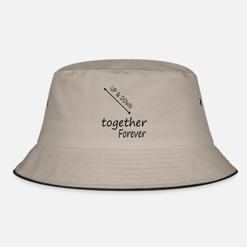 up & down - together forever Bucket Hat