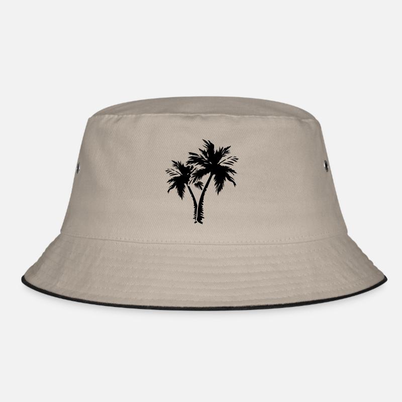 palm trees design Bucket Hat