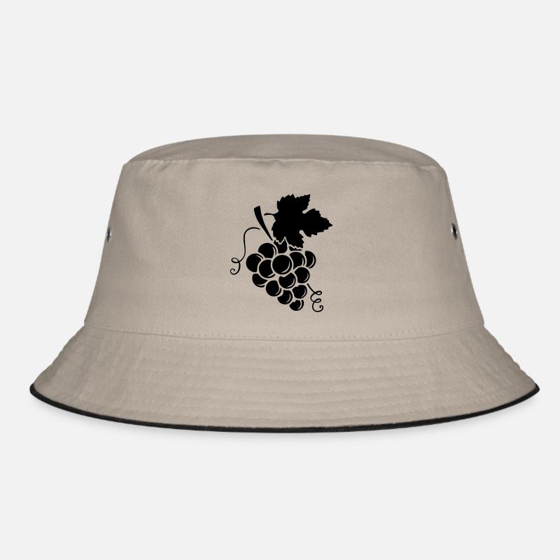 grapes design Bucket Hat