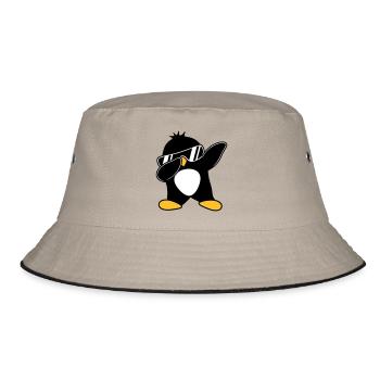 Pingouin dabbing - Bob - kaki/noir - Devant