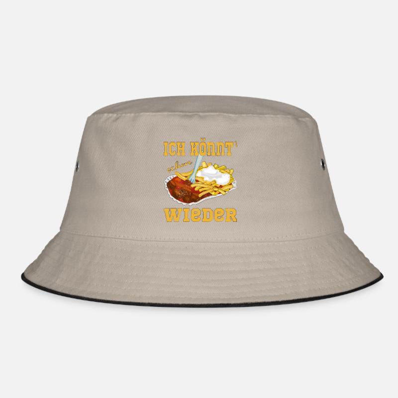 Currywurst Pommes in der Schale Bucket Hat