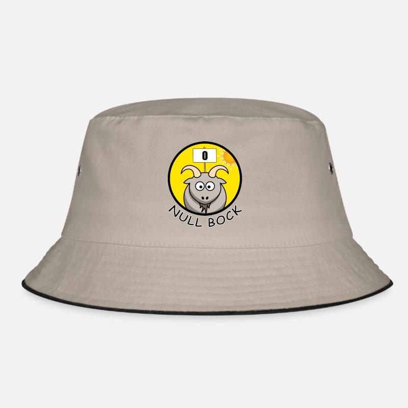 Null Bock Kein Bock Schafbock Ziegenbock Geschenk Bucket Hat