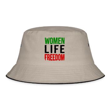 Women life freedom - Bob - kaki/noir - Devant
