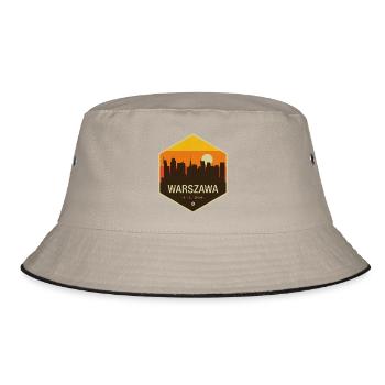 Warsaw Skyline - Bucket Hat - khaki/black - Front