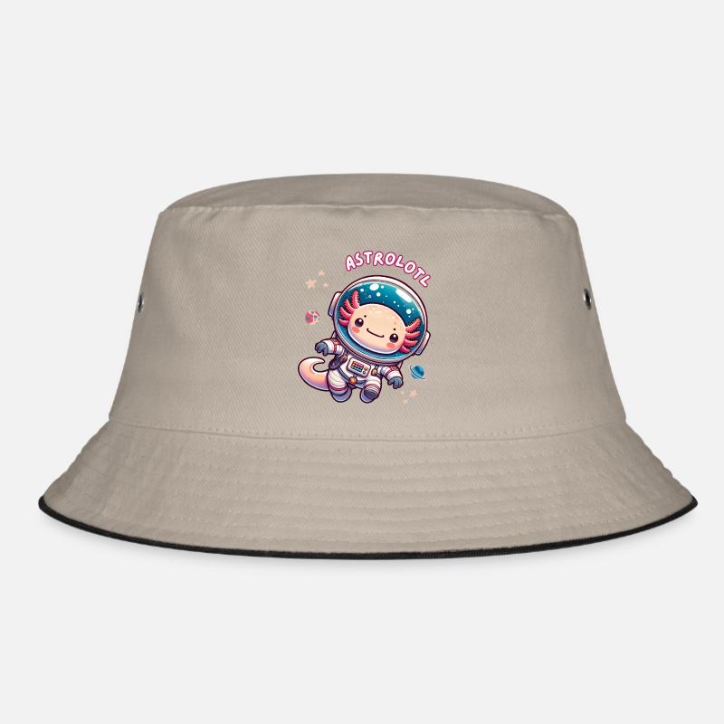 Astronaute axolotl dans l’espace - Kawaii Art Bob