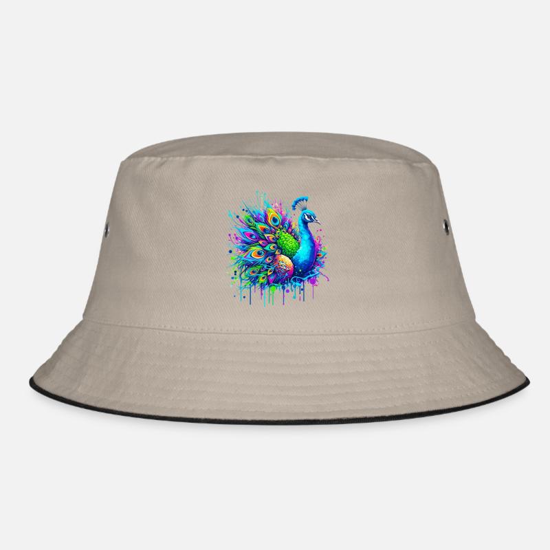 Peacock Bucket Hat