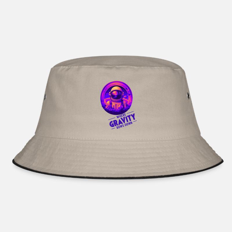 Where Gravity Bows Down Design Bucket Hat