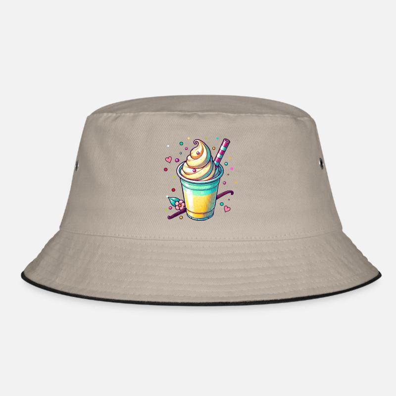Seductive Vanilla Dreams: Vanilla Milkshake Bucket Hat
