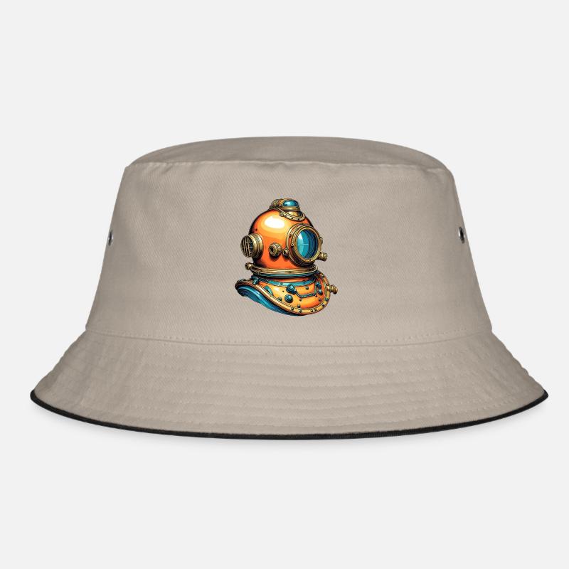 Vieux casque de plongée nostalgique Bob
