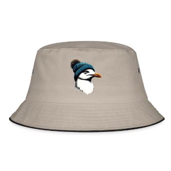 Gull - Bucket Hat - khaki/black - Front