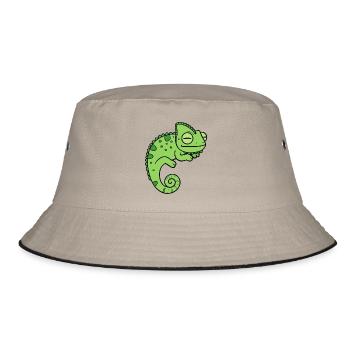 Chameleon - Bucket Hat - khaki/black - Front