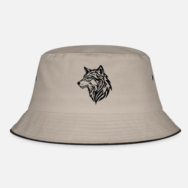 Wolf - Stammesstil Bucket Hat