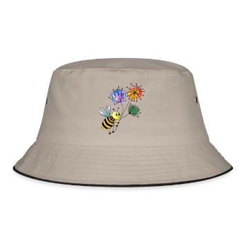 insect - Bucket Hat - khaki/black - Front