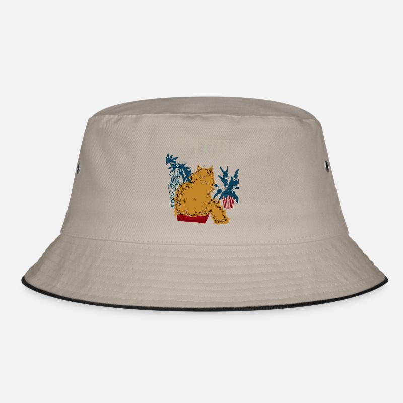 WENN ES IN EINEN SITZ PASST - Bucket Hat - Khaki/Schwarz