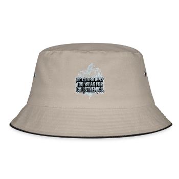 Calisthenics Eis - Bucket Hat - khaki/black - Front