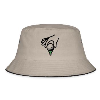 Golf Ball Tee Tee Golf Golf Club Golfer - Bob - kaki/noir - Devant