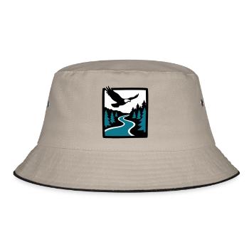 Graphique de la forêt de la rivière Eagle - Bob - kaki/noir - Devant