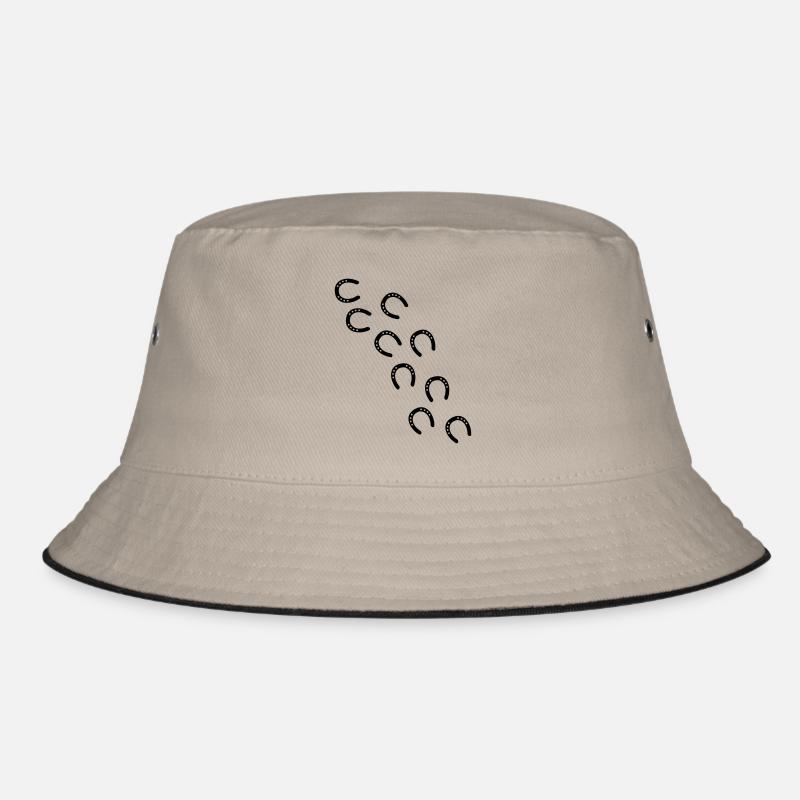footprints horse Bucket Hat