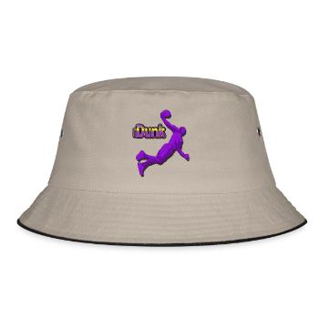 BasketBall - Bucket Hat - khaki/black - Front