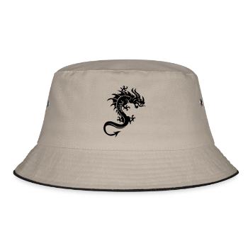 Dragon, Dragon, Tribal - Bob - kaki/noir - Devant