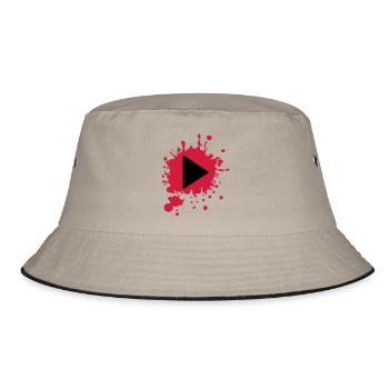 Play - Player - Musik - Bucket Hat - Khaki/Schwarz - Vorne