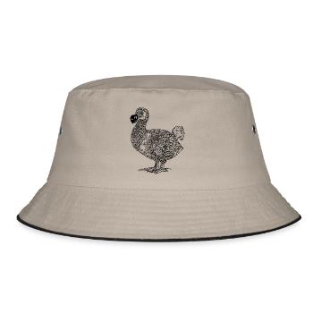 Dodo - Bucket Hat - Khaki/Schwarz - Vorne