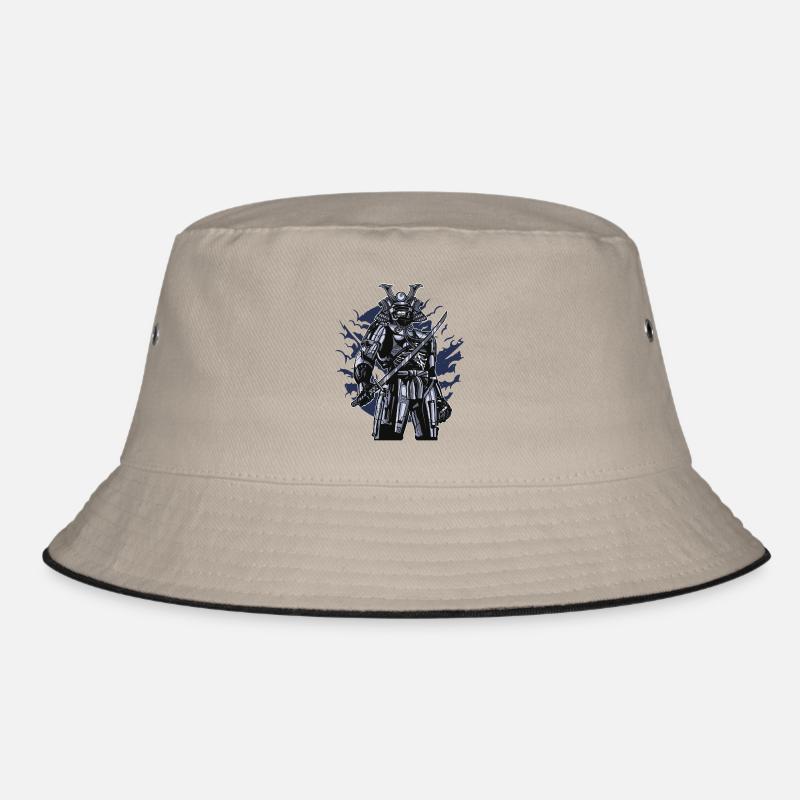 Robot Samurai Bucket Hat