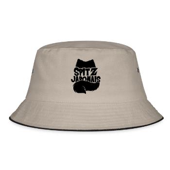 Spitz Japanese Silhouette - Bucket Hat - khaki/black - Front