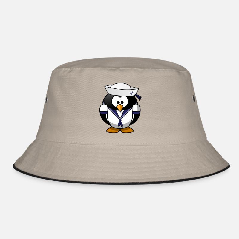 Penguin sailor Bucket Hat