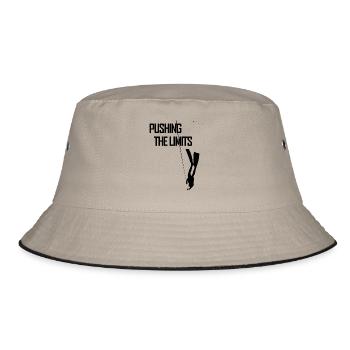 apnea diver - Bucket Hat - khaki/black - Front