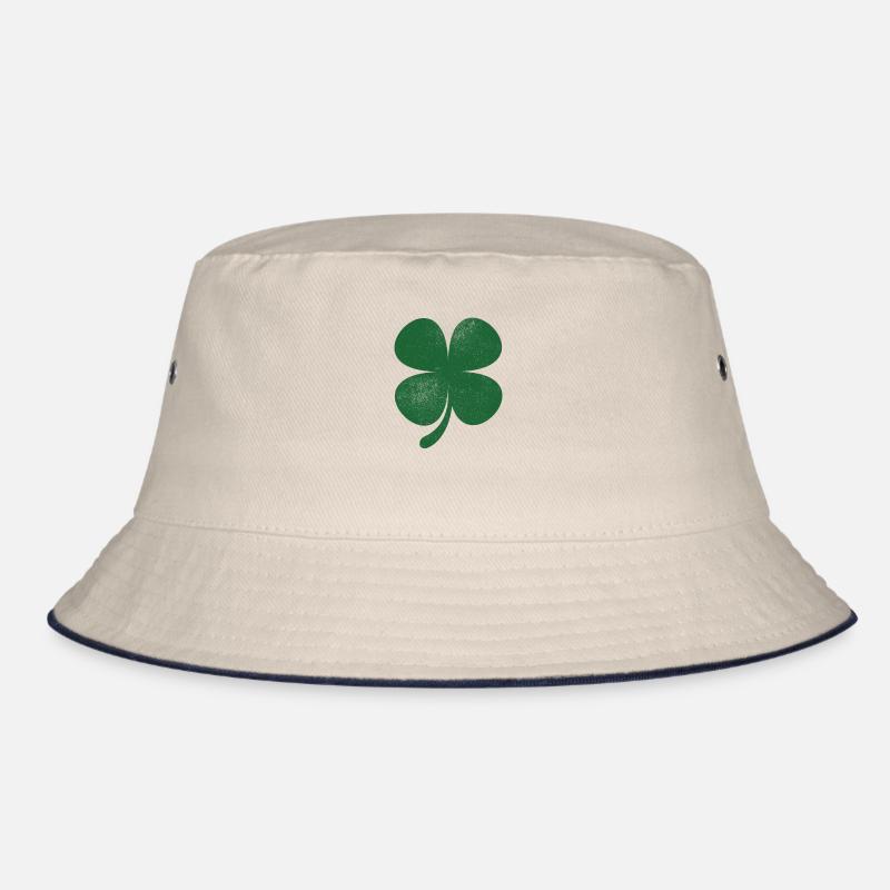 Trèfle à quatre feuilles vert en détresse Saint Patricks Bob