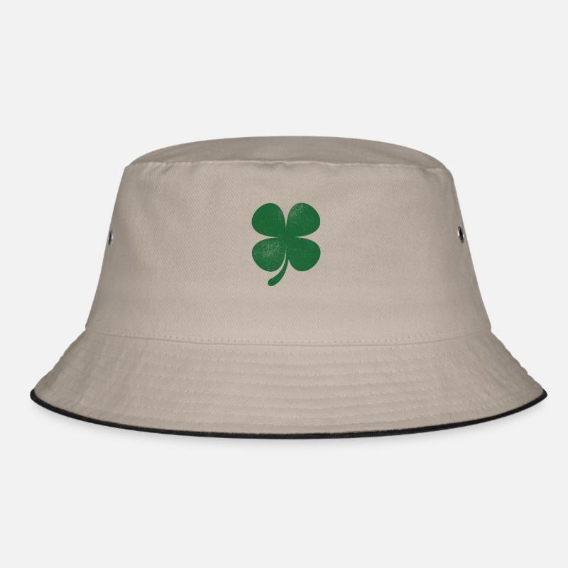 Trèfle à quatre feuilles vert en détresse Saint Patricks Bob