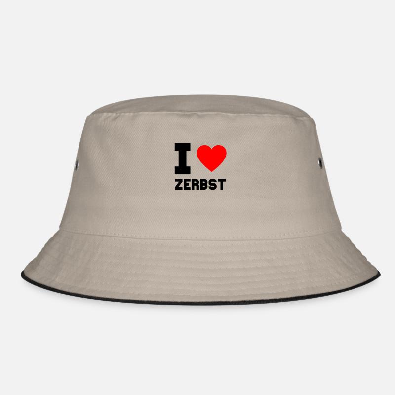I Love Zerbst Gift City Home Idea Bucket Hat