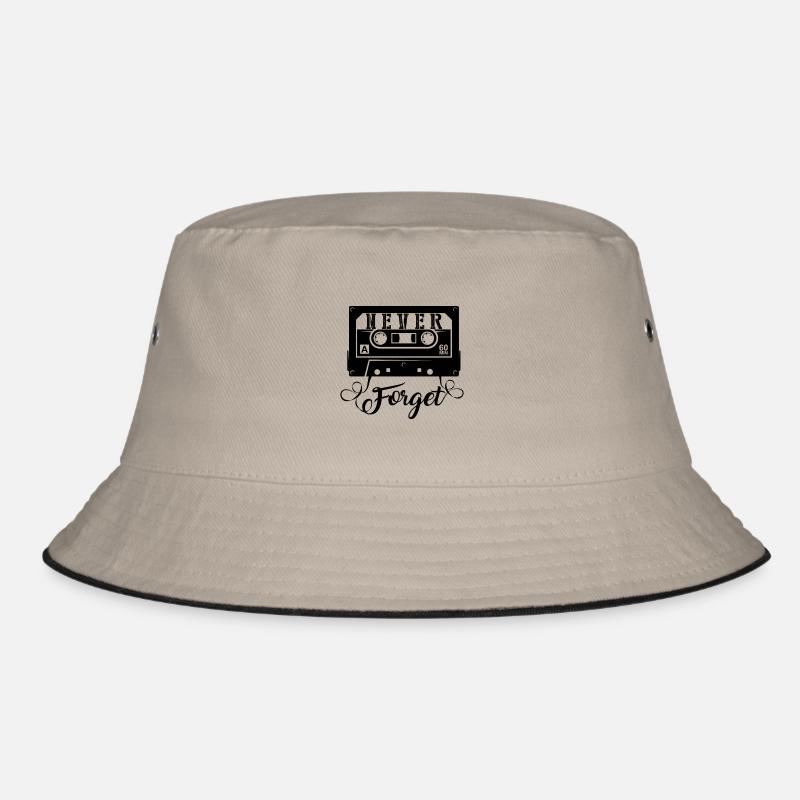 NEVER FORGET - Cassette Retro Gift Bucket Hat