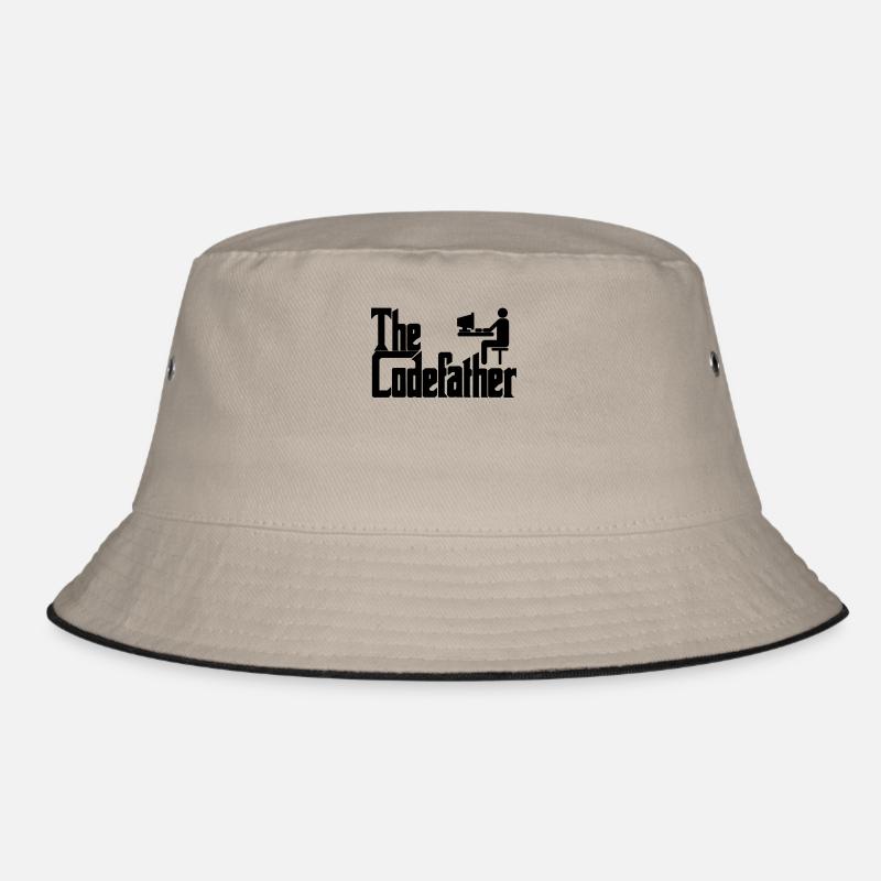 The Codefather Programmer PC Coding Gift Bucket Hat
