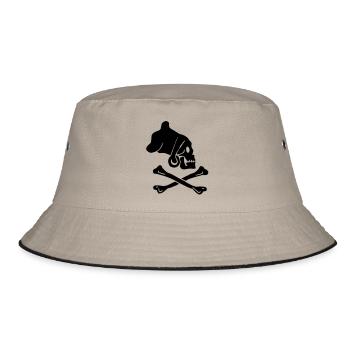 Smutje - Bucket Hat - khaki/black - Front