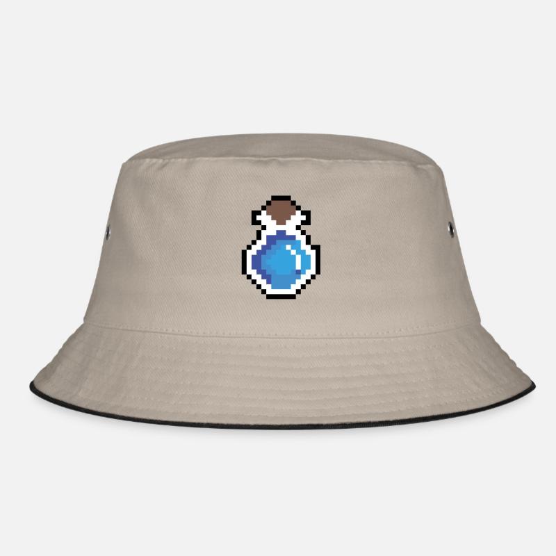 Potion blue pixel art Bucket Hat