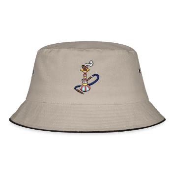 hookah - Bucket Hat - khaki/black - Front